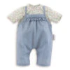 Corolle Mon Grand Poupon - Floral Blouse And Overalls - 36cm
