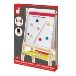Janod - Graffiti Height Adjustable Black/White Board Easel -Children Toys Shop Graffiti Bord Krijt Magneet Janod jano 11.9601 1024x1024 0 68097.1715213304