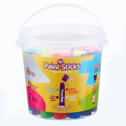 Little Brian Paint Sticks Bucket - Assorted 20 Pk