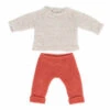 Miniland Clothing 38cm - Eco Knitted Sweater & Trousers