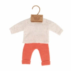 Miniland Clothing 38cm - Eco Knitted Sweater & Trousers 7 Miniland Clothing 38cm - Eco Knitted Sweater & Trousers -Children Toys Shop MNL31690 2 1800x1800 41816.1663712375