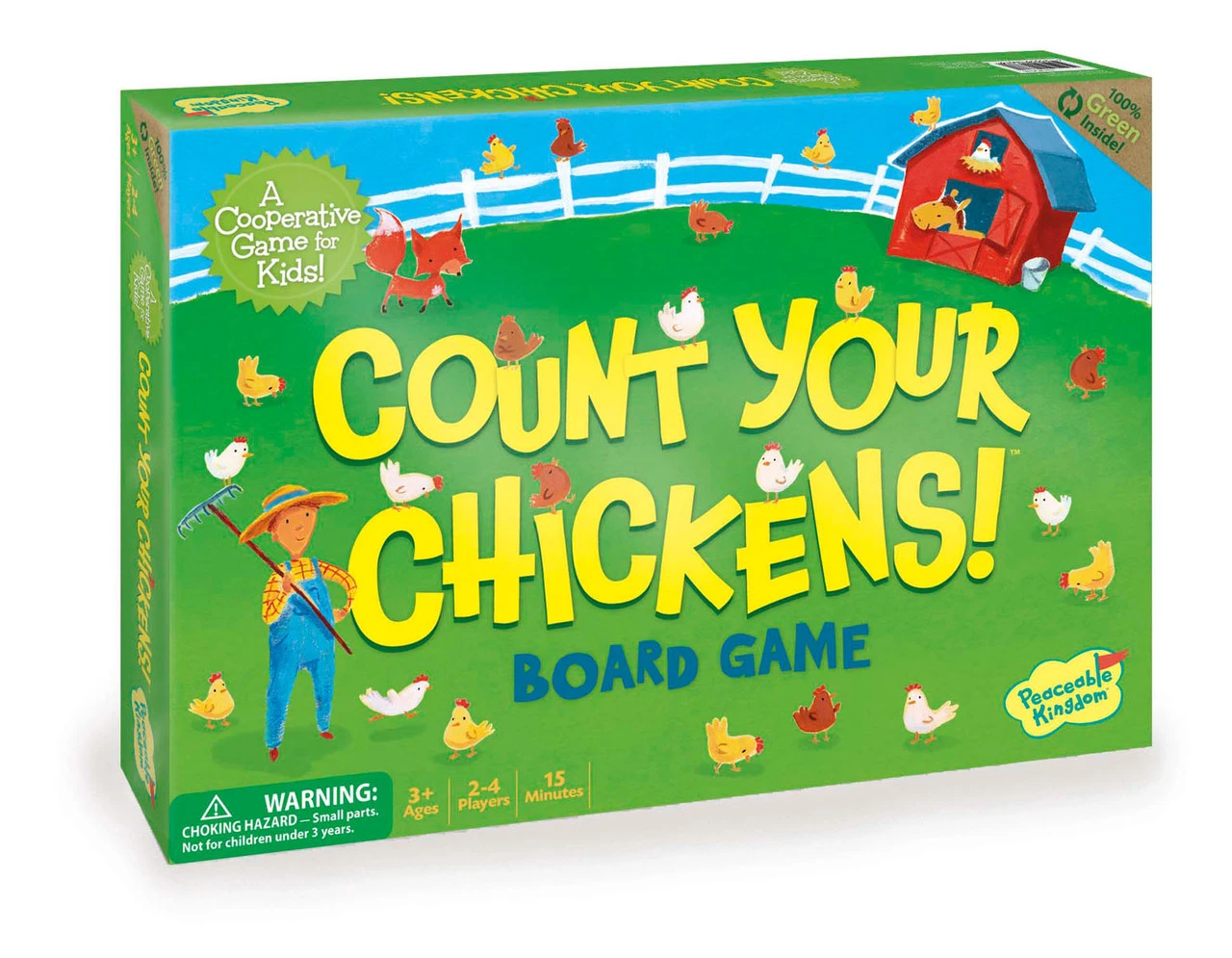 Peaceable Kingdom - Count Your Chickens Cooperative Board Game 1 Peaceable Kingdom - Count Your Chickens Cooperative Board Game