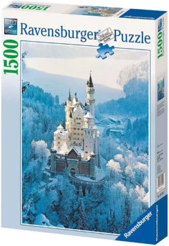 Ravensburger 1500pc - Neuschwanstein Castle In Winter Puzzle