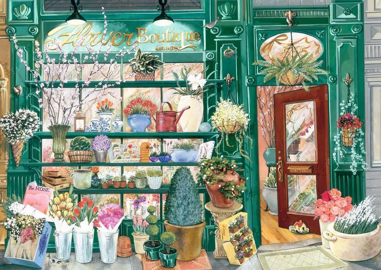 Ravensburger 300pc - Flower Shop Large Format Puzzle 2 Ravensburger 300pc - Flower Shop Large Format Puzzle - Image 2