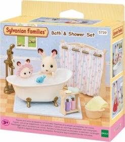 Sylvanian Families - Bath & Shower Set 5739 **Minor Box Damage** -Children Toys Shop SF5739 13835.1708402206.1280.1280 50012.1714614938