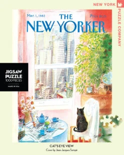 New York Puzzle Company 1000pc - Cat's Eye View Puzzle