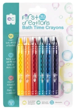 Educational Colours First Creations - Bath Crayons Set Of 6
