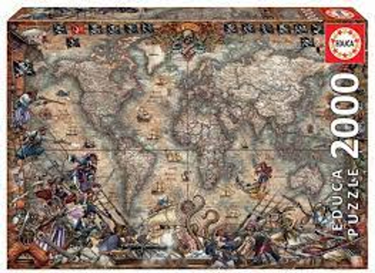 Educa 2000pc - Pirate Map Puzzle 1 Educa 2000pc - Pirate Map Puzzle