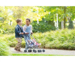 Corolle Mon Grand Poupon - Blue Umbrella Stroller For 36/42/52cm Baby Dolls -Children Toys Shop corolle mgp 14 17 umbr stroller blue 9000140730 en 01 70361.1684470388