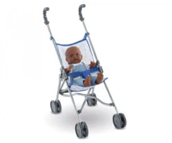 Corolle Mon Grand Poupon - Blue Umbrella Stroller For 36/42/52cm Baby Dolls -Children Toys Shop corolle mgp 14 17 umbr stroller blue 9000140730 en 03 20069.1684470388