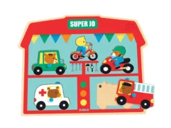 Djeco Super Jo Wooden Sound Puzzle
