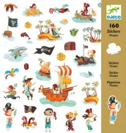 Djeco - 160 Pirates Stickers