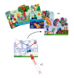 Djeco - Hidden In The Garden Water Colouring -Children Toys Shop dj9063 2 22325.1600289418