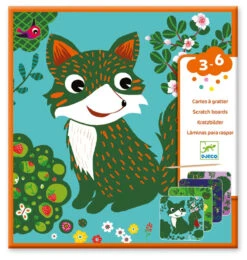 Djeco - Country Creatures Scratch Cards -Children Toys Shop dj9093 1 06524.1600289074