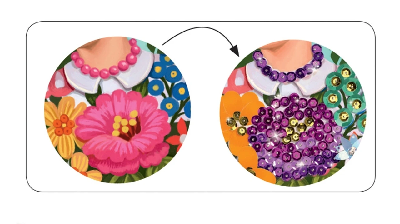 Djeco - Merry And Smart Sequin Pictures 5 Djeco - Merry And Smart Sequin Pictures - Image 5