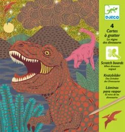 Djeco - When Dinosaurs Reigned Scratch Cards