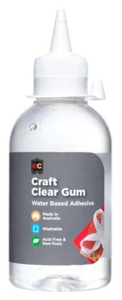 Educational Colours - Clear Craft Gum 250ml