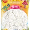 Hama Beads - White - 1000 Beads