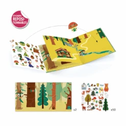 Djeco - The Magical Forest Stickers Set -Children Toys Shop image 04834.1661546149