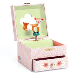 Djeco Musical Jewellery Box - Woodland Fawn Music Box