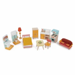 Tender Leaf Toys - Foxtail Villa Doll House With Furniture -Children Toys Shop image 32164.1661612130