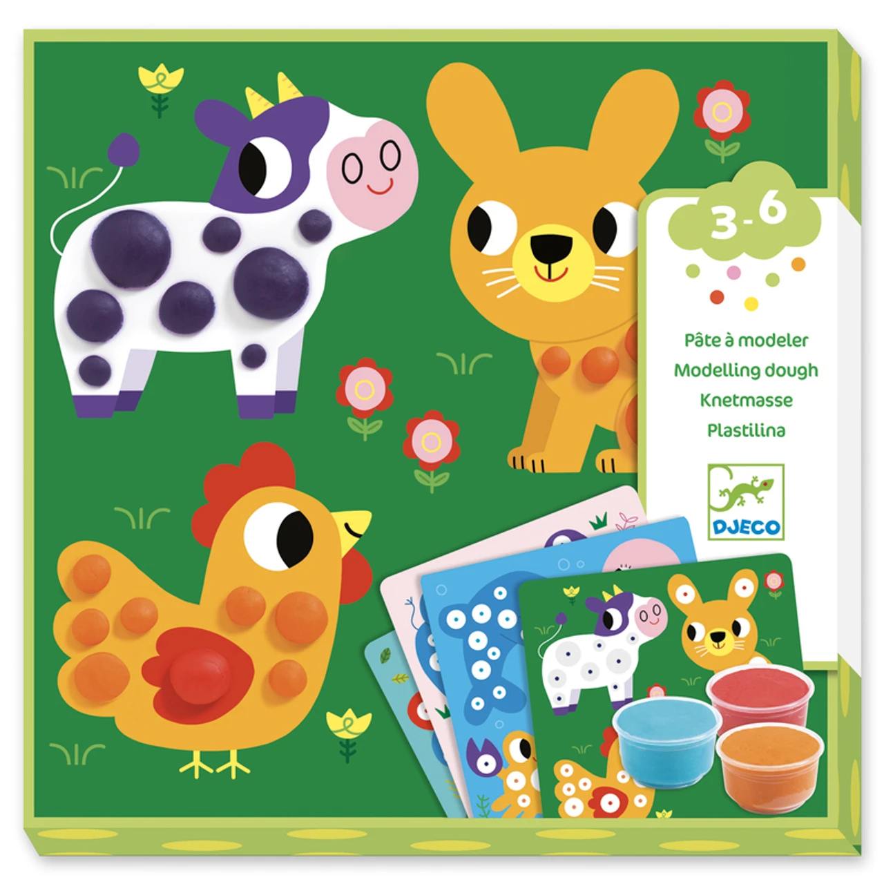 Djeco - Dough Circles Modelling Dough 2 Djeco - Dough Circles Modelling Dough - Image 2