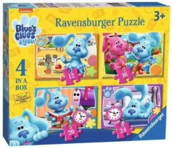 Ravensburger - Blues Clues: 4 In A Box - 12, 16, 20, 24pc Puzzles
