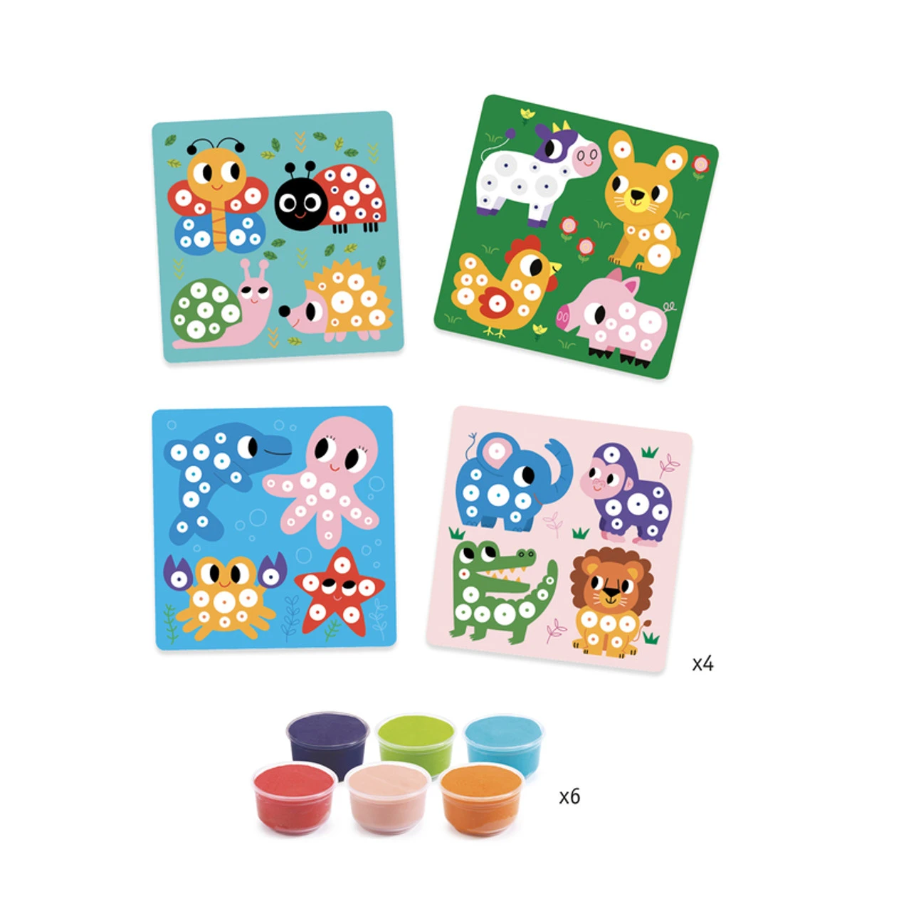 Djeco - Dough Circles Modelling Dough 3 Djeco - Dough Circles Modelling Dough - Image 3