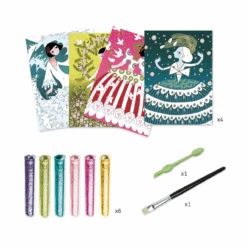 Djeco - Dresses Glitter Boards -Children Toys Shop image 64256.1632003246