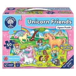 Orchard Toys - Unicorn Friends Jigsaw Puzzle & Poster 50 Pieces