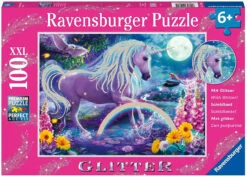 Ravensburger 100pc - Unicorn Glitter Puzzle