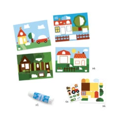 Djeco - Hide And Seek Folding & Stickers Set -Children Toys Shop image 74261.1601984806