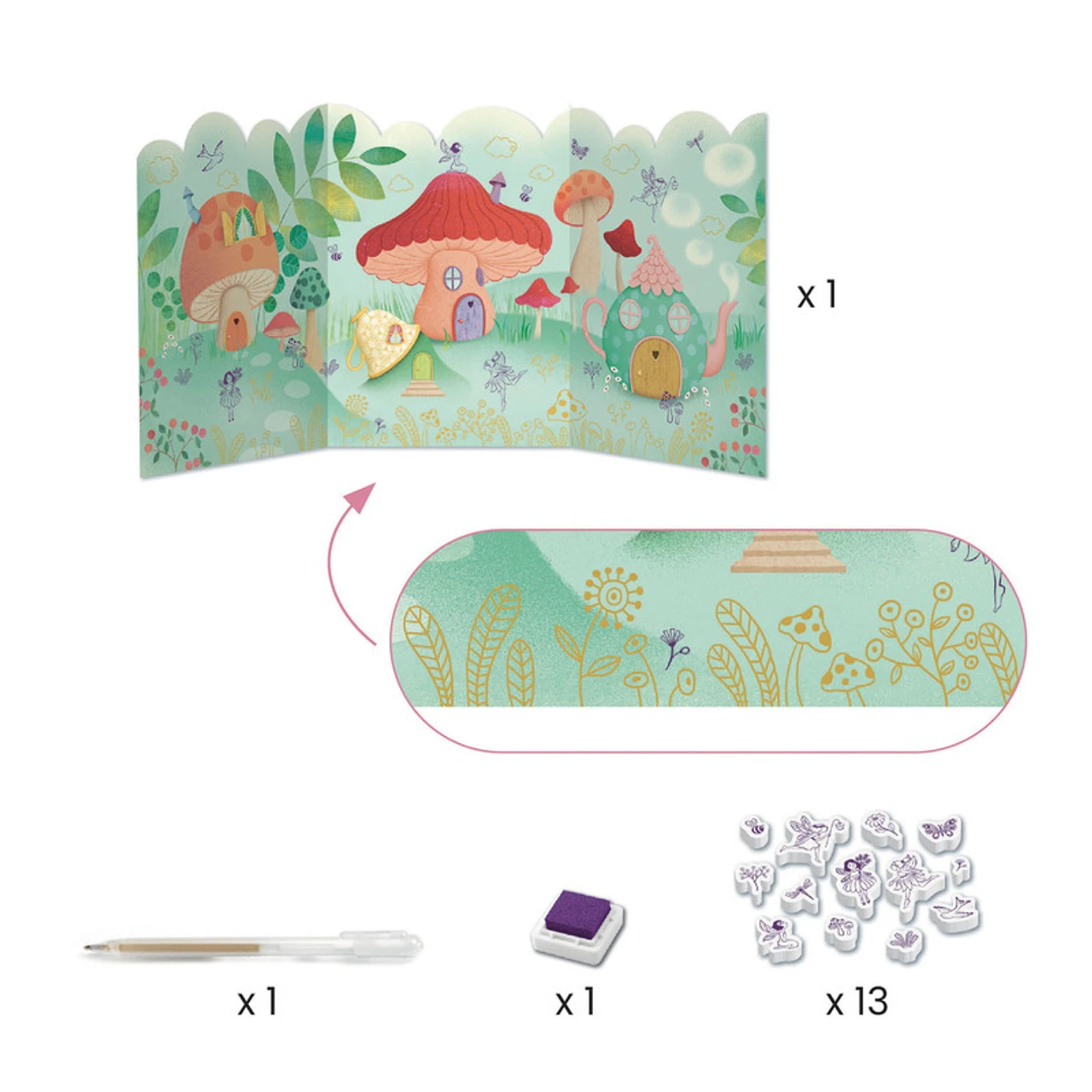 Djeco - The Fairy Multi Craft Set 6 Djeco - The Fairy Multi Craft Set - Image 6