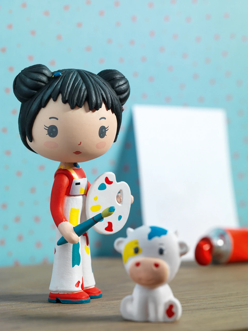 Djeco - Barbouille & Gribs Tinyly Dolls 2 Djeco - Barbouille & Gribs Tinyly Dolls - Image 2