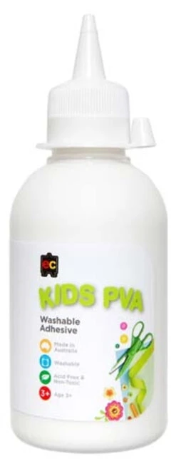 Educational Colours - Kids PVA Glue 250ml