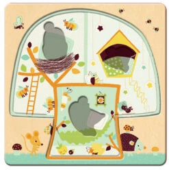 Djeco - Tree House - 3 Layer Puzzle -Children Toys Shop layer3 38707.1600288459