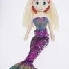 Cotton Candy - 45cm Meri Dark Pink Flip Sequined Tail Mermaid