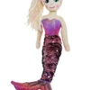 Cotton Candy - 45cm SHUI Peach Pink Flip Sequinned Tail Mermaid