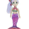 Cotton Candy - 45cm MILLY Rainbow/Light Pink Flip Sequinned Tail Mermaid
