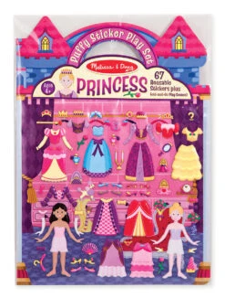 Melissa & Doug - Reusable Puffy Sticker Play Set - Princess