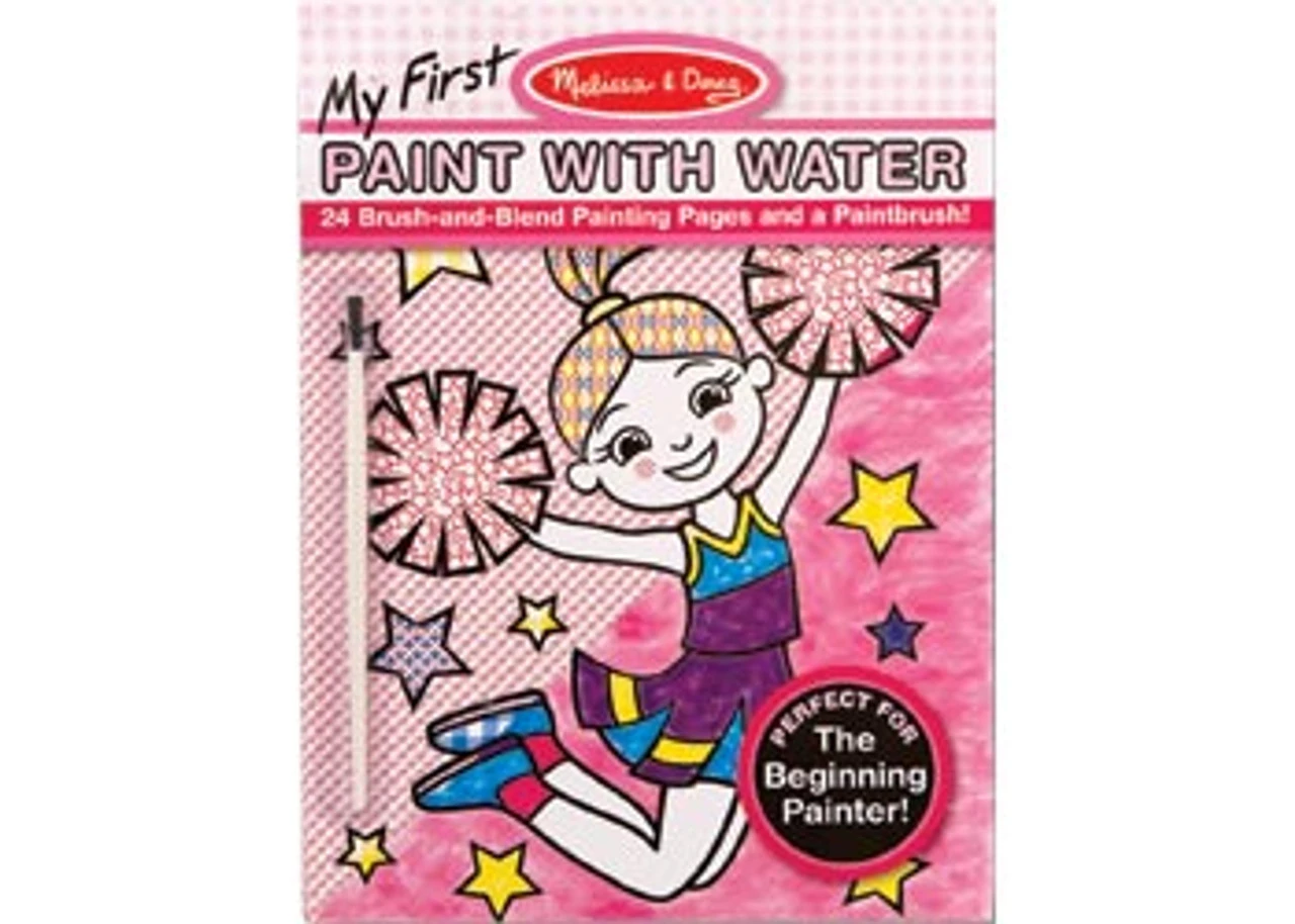 Melissa & Doug - My First Paint With Water - Cheerleaders, Flowers, Fairies & More 2 Melissa & Doug - My First Paint With Water - Cheerleaders, Flowers, Fairies & More - Image 2
