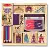 Melissa & Doug - Wooden Princess Stamp Set