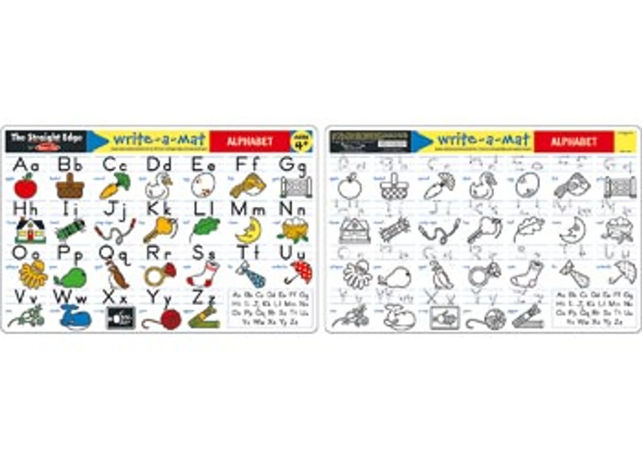 Melissa & Doug - Alphabet Write-A-Mat #5003 1 Melissa & Doug - Alphabet Write-A-Mat #5003