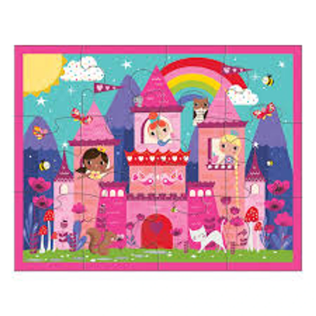 Mudpuppy 12 Piece Pouch Puzzle - Princess Castle 2 Mudpuppy 12 Piece Pouch Puzzle - Princess Castle - Image 2