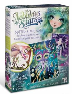 Nebulous Stars - Glitter & Foil Art