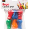 Educational Colours - Pencil Finger Grips Packet Of 6
