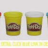 Playdoh - 4 Tub Pack - Blue, White, Yellow, Red