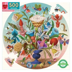 EeBoo 500pc Round Puzzle - Crazy Bug Bouquet -Children Toys Shop pzfczb 69561.1600289931