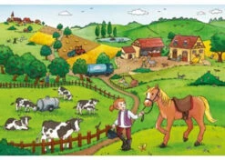 Ravensburger 2x12pc - Working On The Farm Puzzle -Children Toys Shop rb07560 7 2 46480.1600288652