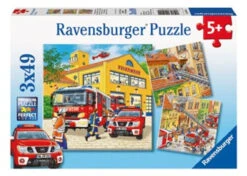 Ravensburger 3x49pc - Fire Brigade Run Puzzle